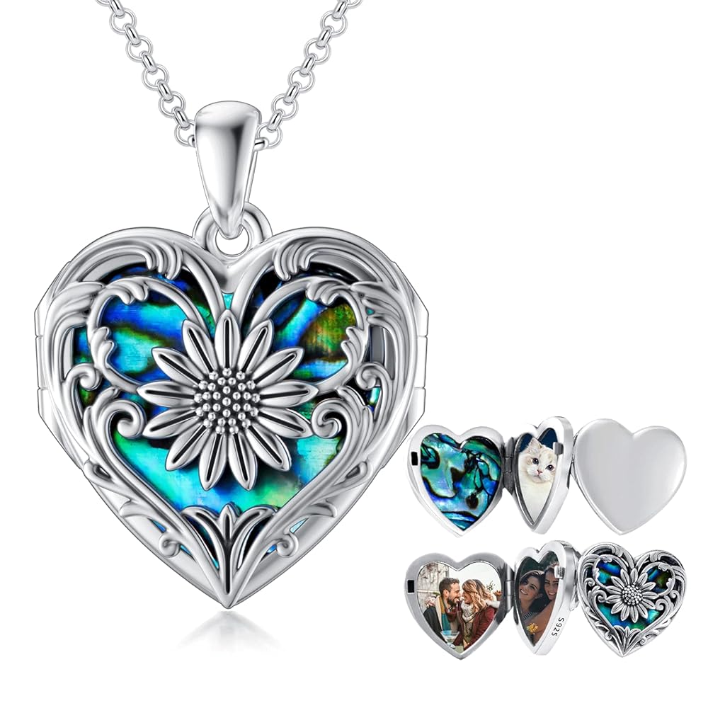 リトルサニーバイト　heart locket necklace / SILVER little sunny bite (リトルサニーバイト)heart locket necklace